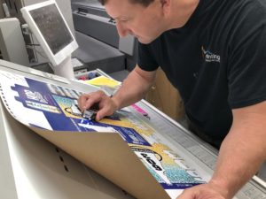 J & J Printing_Printing on heavyweight board with GEW LED UV