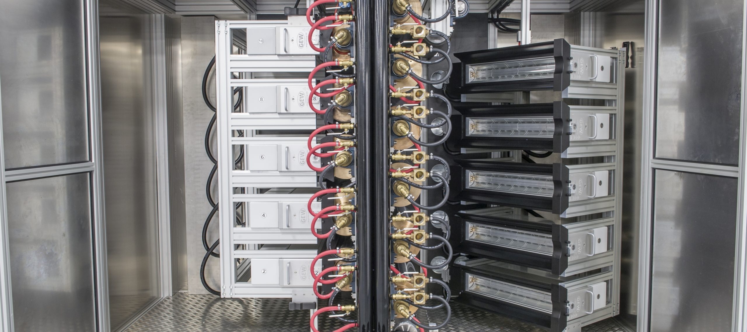 Cross-linking in double-bubble extruded plastic film manufacturing