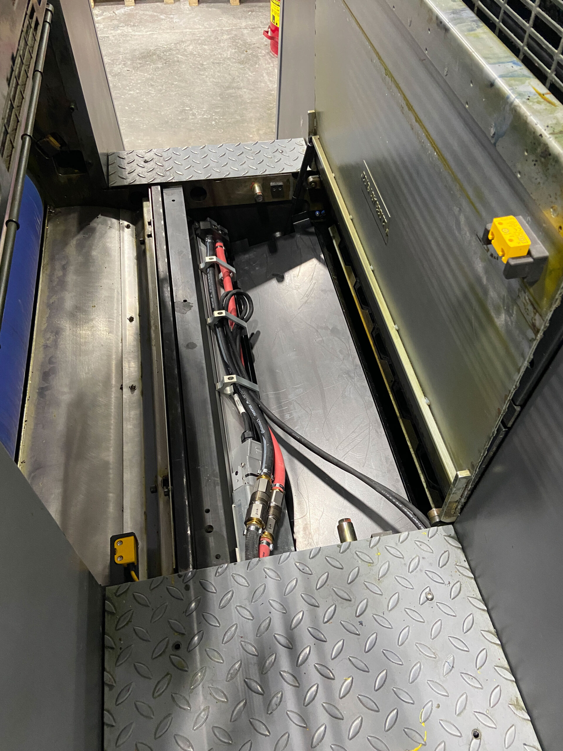 This shows LeoLED on a Heidelberg CD74.