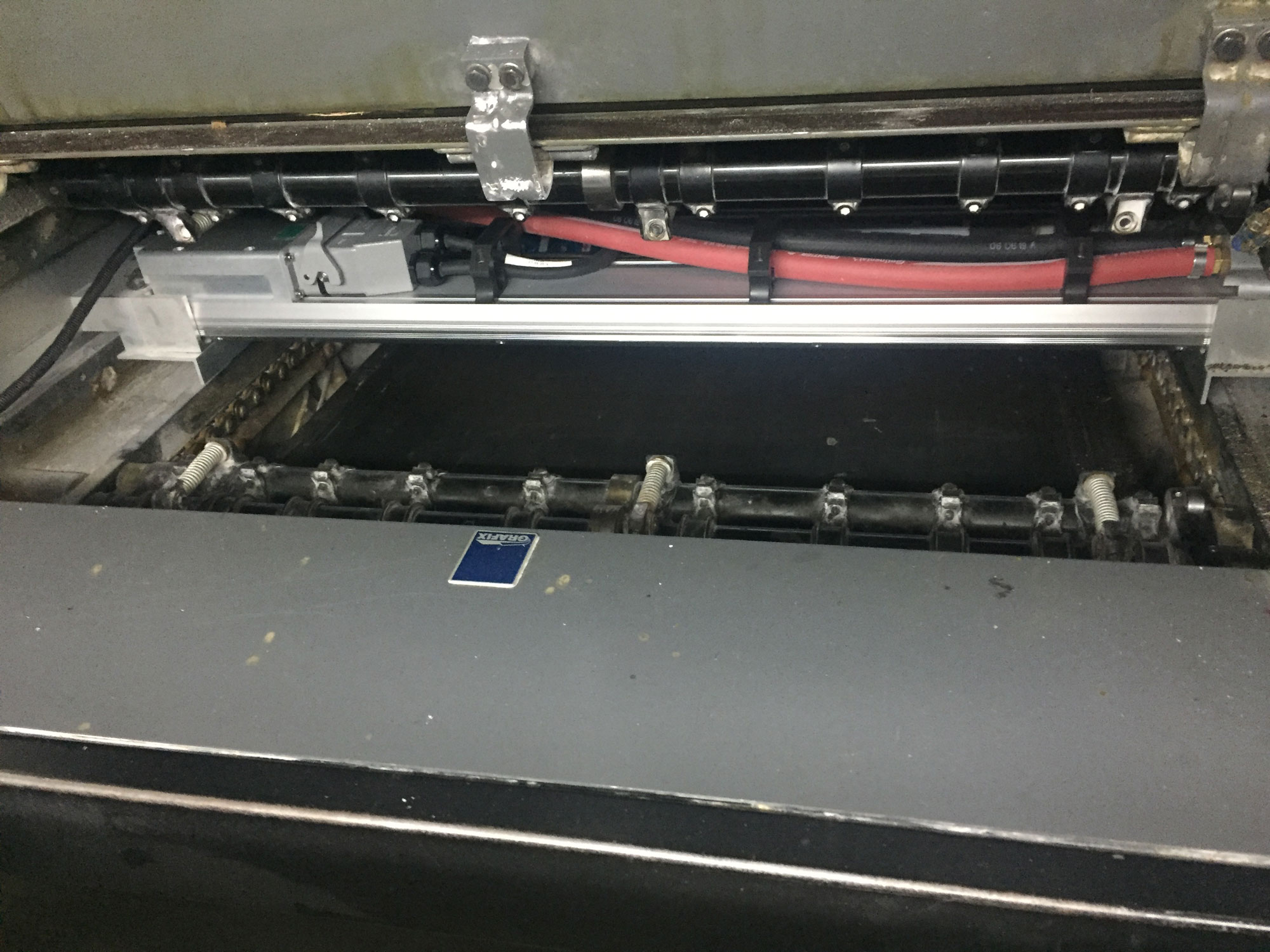 A LeoLED on a Heidelberg SM72.