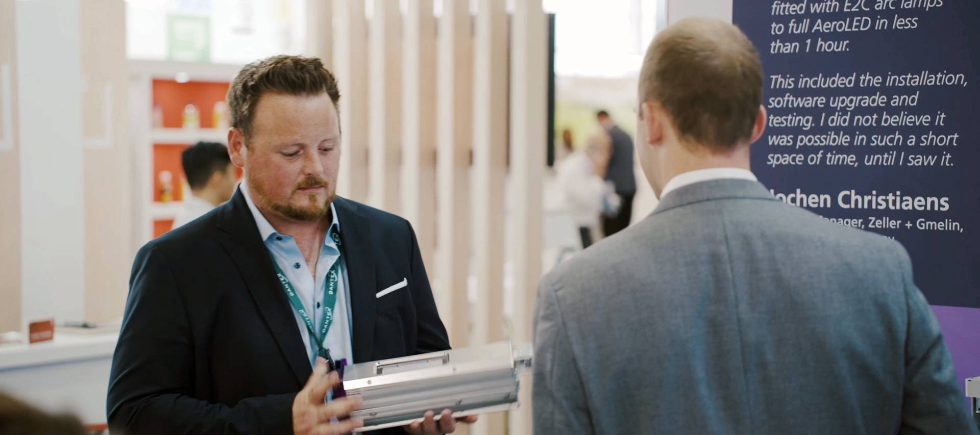 Labelexpo interview between Severin Much of All4Labels and Andy Thomas-Emans of Tarsus.