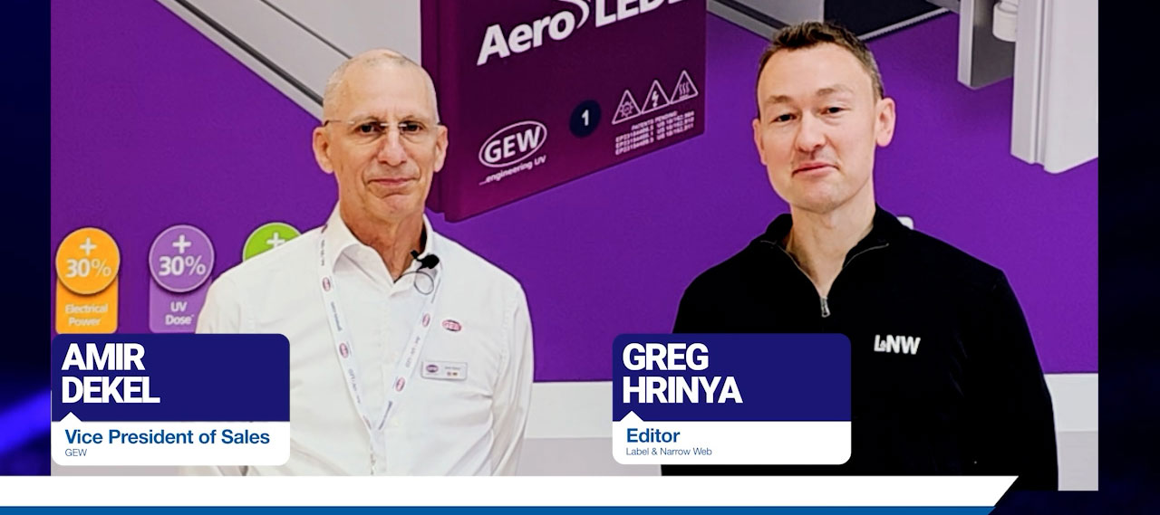 GEW’s Vice President, Sales, Amir Dekel, speaks to Label & Narrow Web’s Greg Hrinya about GEW’s latest products for the US market.